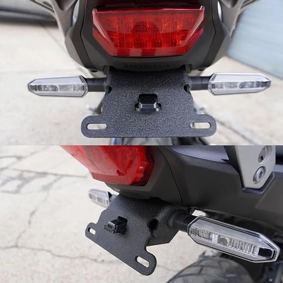 Fender Eliminator Tail Tidy for XL750 Transalp 2023-2026 License Plate | Durable Aluminum Construction, OEM & M10 Signals Fit, Lightweight & Scratch Resistant, Direct Bolt-On Replacement