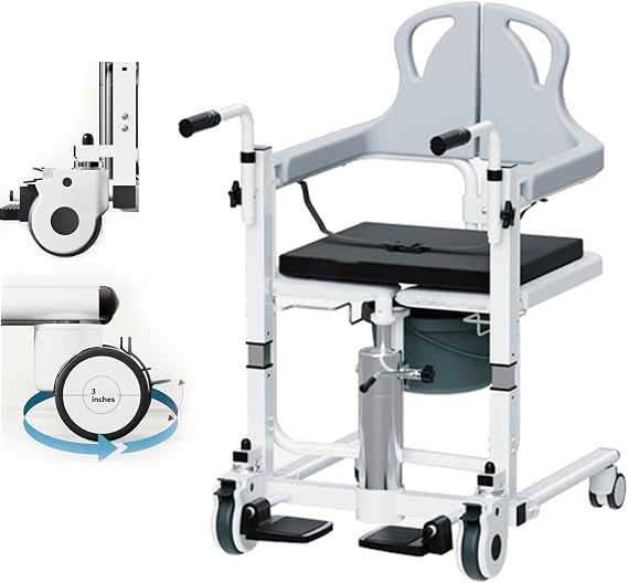 Patient Chair Lift Patient Lift Device for Home Portable Hoist for Lifting Elderly Patient Lift Transfer Chair Hydraulic Electric