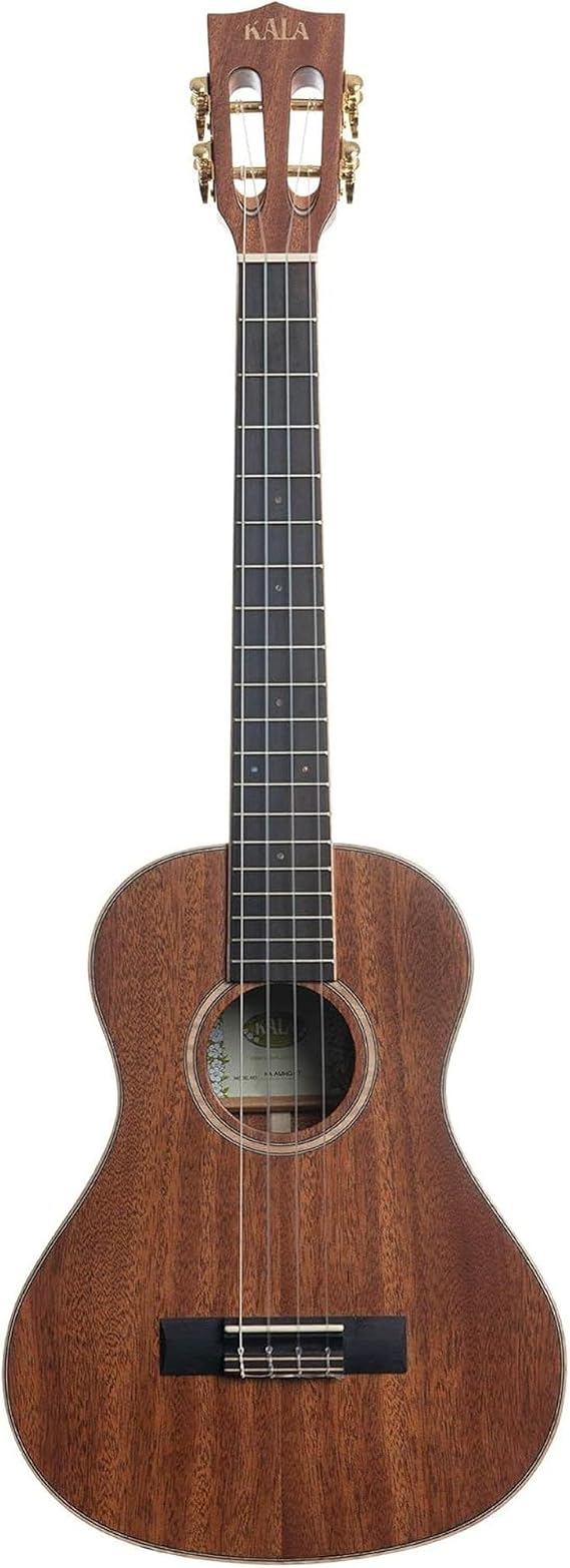 Kala Solid Mahogany Super Tenor Ukulele, Acoustic Ukulele with Ebony Fingerboard, Premium Sound, 30-Inch Size, Ideal for Players of All Levels, Natural Satin Finish