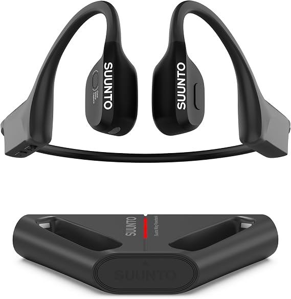 SUUNTO WING - Open ear, bone conduction headphones. Made for sports, waterproof, safety lights, bluetooth