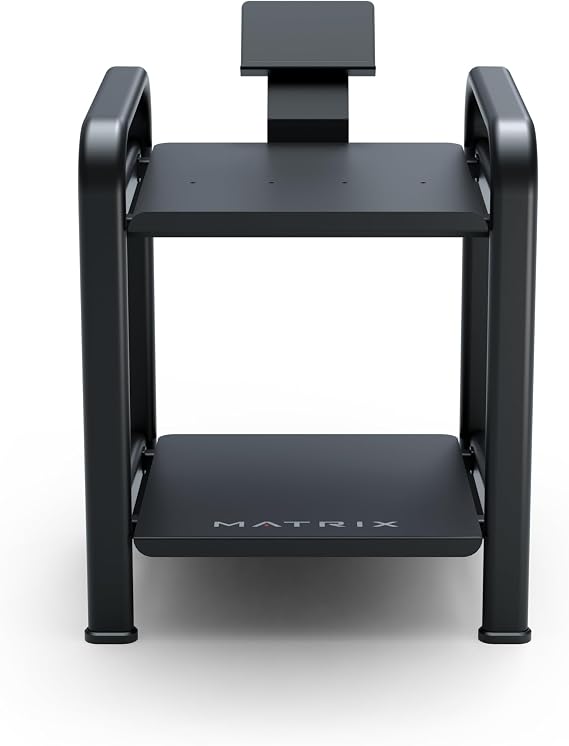 Matrix Fitness Dumbbell Storage Rack, Easy Access and Accessory Storage