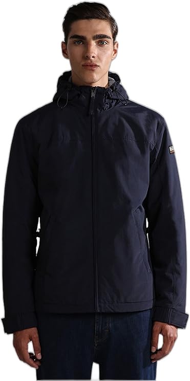 Napapijri Jacket 38 It Jacket Man Polyester Blue Navy M Eu