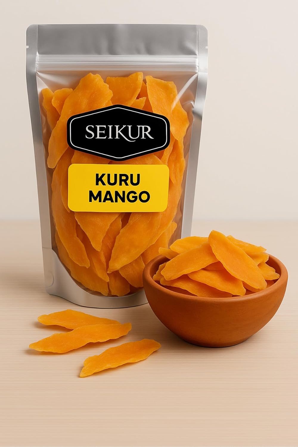 SELKUR Kuru Mango 1KG 1.KALİTE