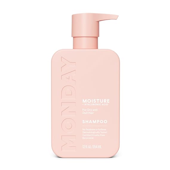 MONDAY HAIRCARE MOISTURE Shampoo with Hyaluronic Acid & Shea Butter for Dry & Dull Hair 354 mL