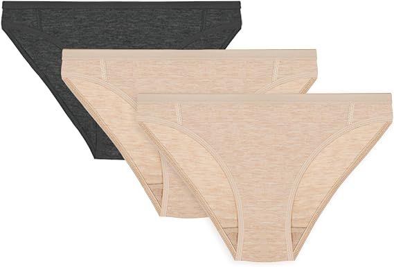 METARINO Women's Underwear Mid Waisted Ladies Panties Merino Wool Sports Active Briefs 3 Pack