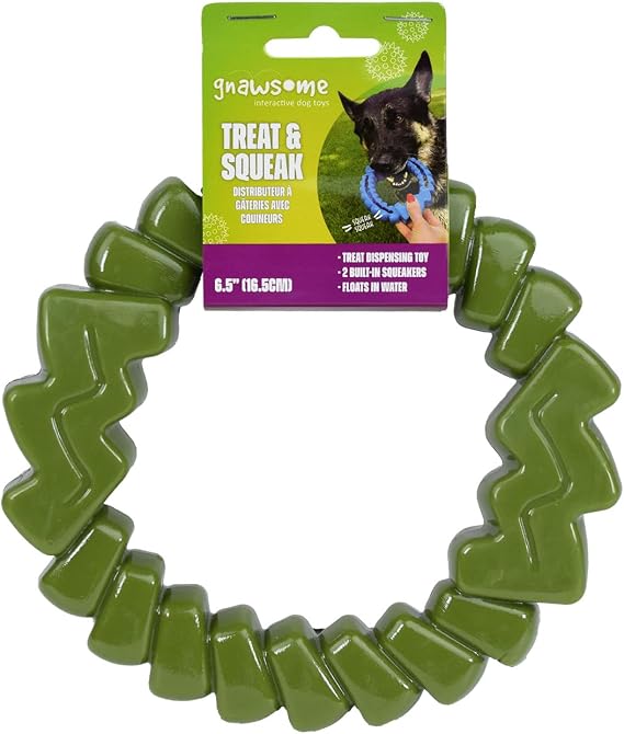 Treat & Squeak- Olive