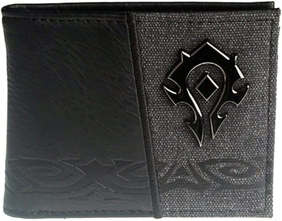 WOW Horde Metal Logo Bi Fold Wallet