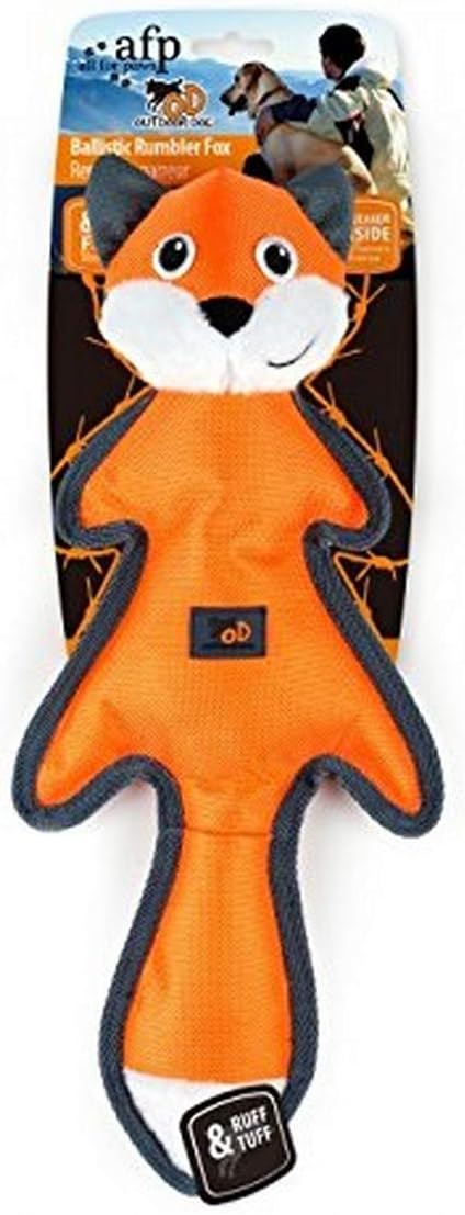 ALL FOR PAWS Outdoor Dog Ballistic Rumbler Fox, 3.8 kg