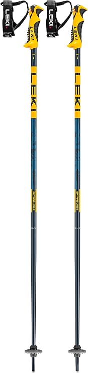 LEKI Kids' Spitfire Lite S Ski Poles | Lightweight, Aluminum, For Alpine Skiing
