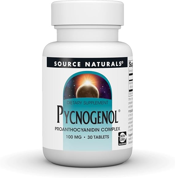 Source Naturals Pycnogenol Proanthocyanidin Complex, 100 mg - 30 Tablets