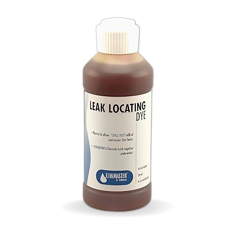 Pool Leak Dye Test Refill for Leakmaster - Spa/Party Pool Dye for Pool Leak Detection - Swimming Pool Leak Detection Dye Kit - Leak Locating Dye on Swimming Pool Leak Detection Kit - Yellow,8 oz