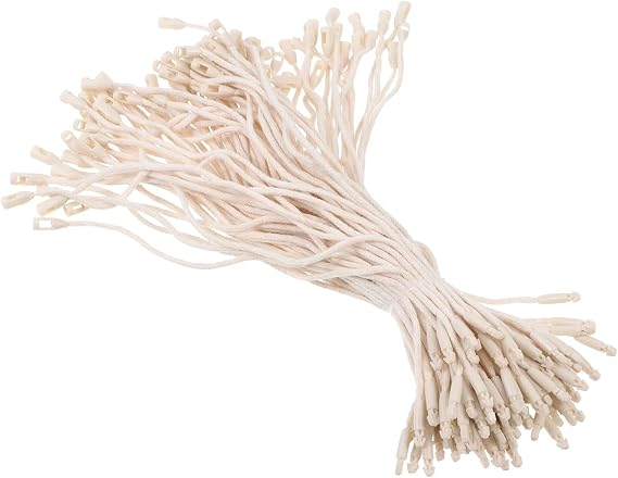 Hang Tag String 3000 Pcs Cotton Garment Tag Ropes Security No Tools Required Good Toughness Rope Labels Hanging