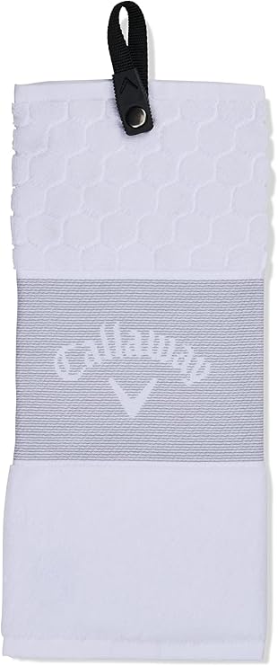 Callaway TW CG Trifold Towel WHT 23