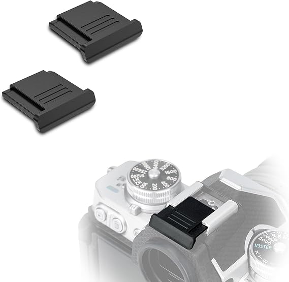 JJC 2 PCS Camera Hot Shoe Cover Cap for Nikon D850 D7500 Z50 Z30 Z8 Z6 Zf