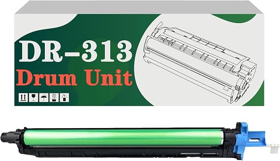 DR-313 DR313 Drum Unit with 80,000 Pages Yield Compatible for Konica Minolta C258 C308 C368 C458 C558 C658 Printers Cyan*1
