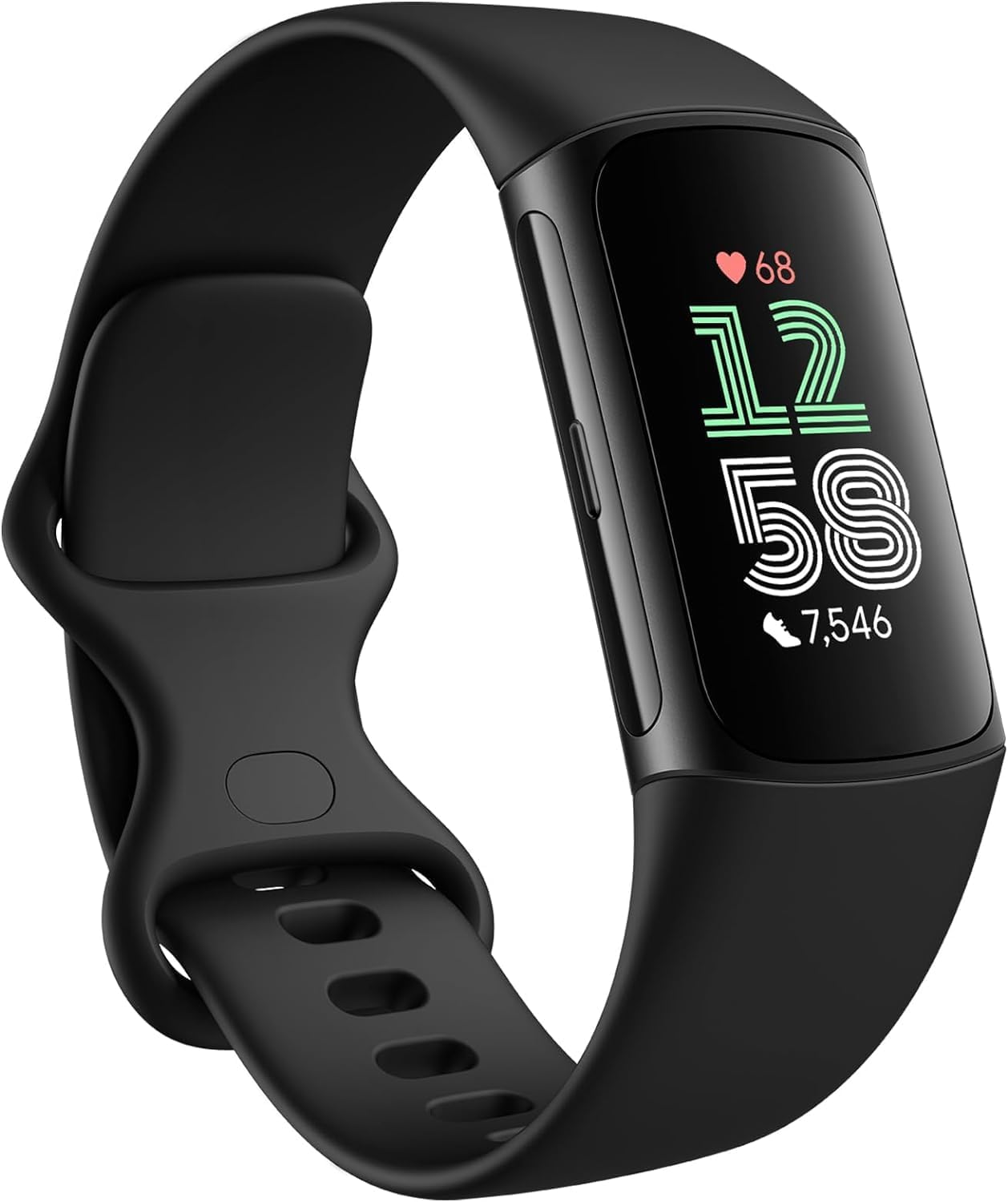 Fitbit Google Charge 6 Activity Tracker with 6 Months Premium Membership Included 7 Days Battery Life and Google Wallet and Google Maps
