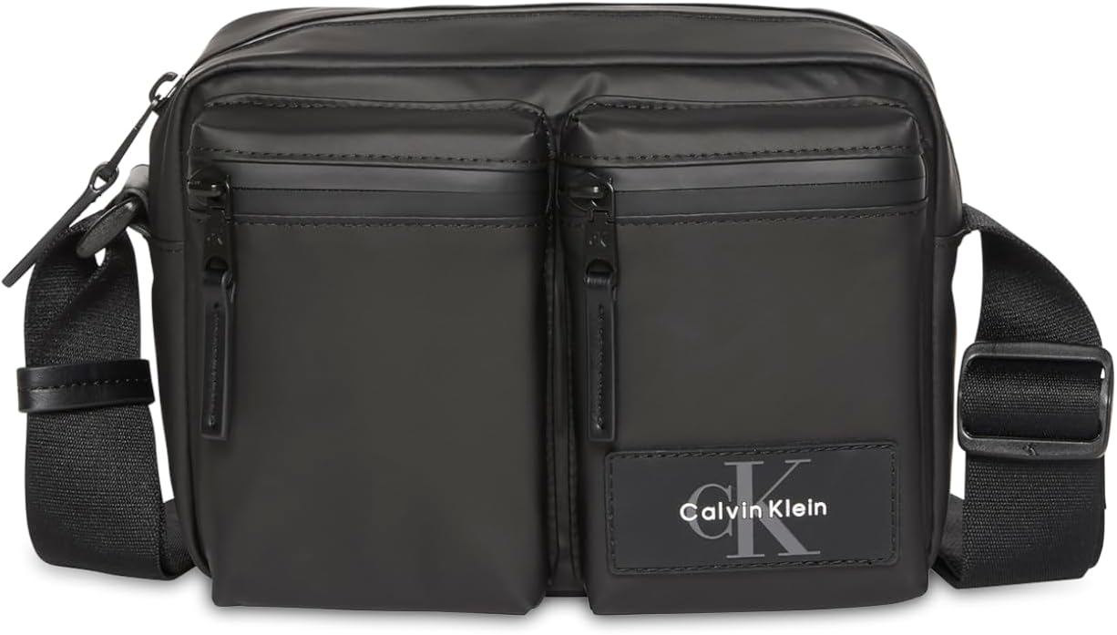 Calvin Klein Utility Pocket Camera Bag Men's Bag, Black, One Size