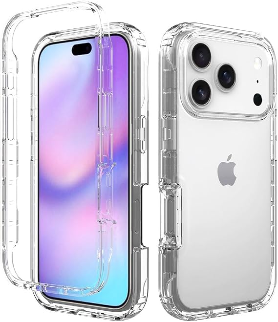 for iPhone 18 Pro Case, for iPhone 17 Pro Case, Clear