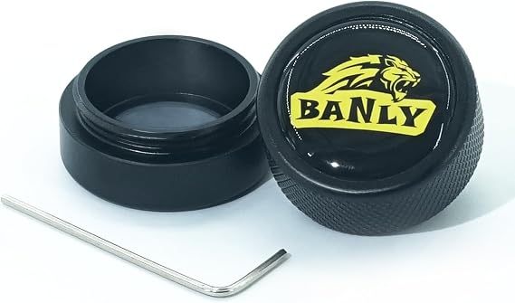 Banly Round Pool Chalk Holder - Portable Pool Cue Chalk Holder, Magnetic Mini Chalk Holder Pool Billiards, Pool Cue Chalk Case Container Box for Billiard Cue Tip Tool Snooker Pool Table Accessory