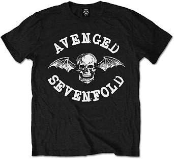 Avenged Sevenfold Men's Classic Death Bat T-Shirt Black