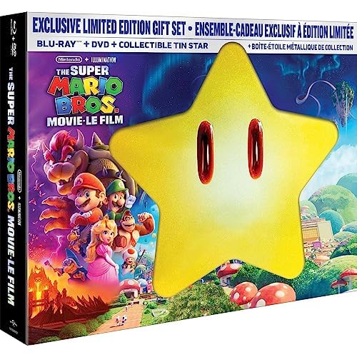The Super Mario Bros Movie Exclusive Limited Edition Gift Set (Blu-Ray + DVD)