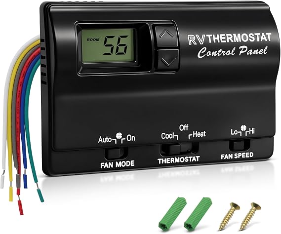 83303862 Digital Thermostat Replacement - Upgrade for Coleman 83303362, 8330-336, 8330-337, 8330-338, 8330-339, 8330-368, 8330-386 RV Heat/Cool T-Stat