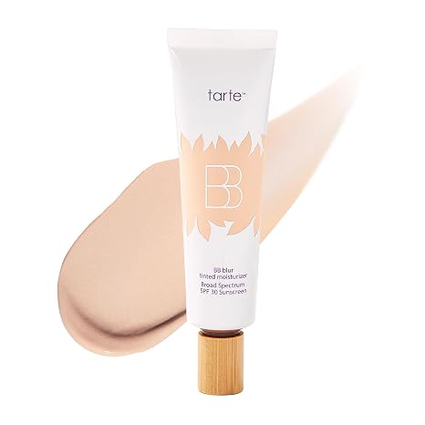 tarte BB blur tinted moisturizer Broad Spectrum SPF 30 Medium Buildable Coverage with Natural Lightweight Matte Finish, Vegan & Cruelty Free