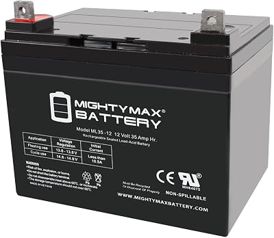 Mighty Max Battery 12V 35AH Battery for C.T.M. Mobility Scooter
