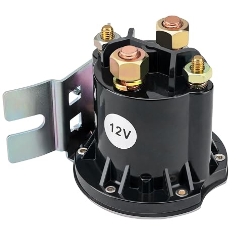 Starter Solenoid Relay Switch 12 Volt 150A Replace Trombetta 684-1261-212 684-1251-212 PowerSeal 4 Terminal Solenoid for Golf Carts Dump Trailer Pallet Jacks DC Contactor