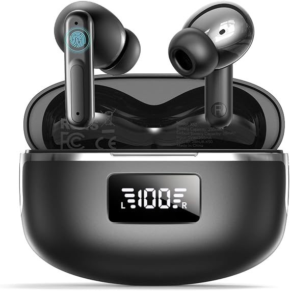 AI Headphones Translator 3-in-1 Voice Translator Headphones 134 Languages with App 5 Translation Modes Real Time Translator Earphones 60H Bluetooth 5.4 Translator Earbuds for Learning Travel Business