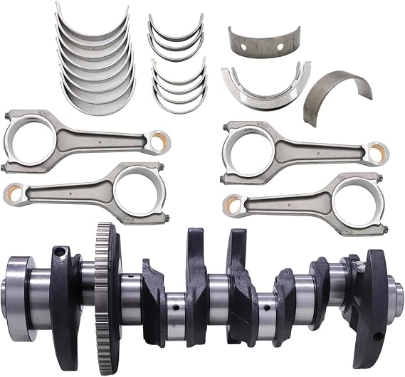 Crankshaft Set Compatible with BMW 1 Series E81 E82 E87 E88 3 Series E46 E90 E91 E92 E93 5 Series E60 E61 X1 E84 X3 E83 Z4 N42B20A N43B20A N46B20A N46N46B0B N46B20 11217516040 77944600