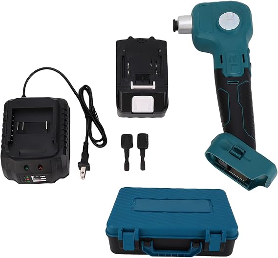 Luocute Cordless Palm Nailer, 20V Brushless Auto Hammer Tool Kit with 3000mAh Battery Charger, Suitable for Professional and Handmade Projects (US Plug)