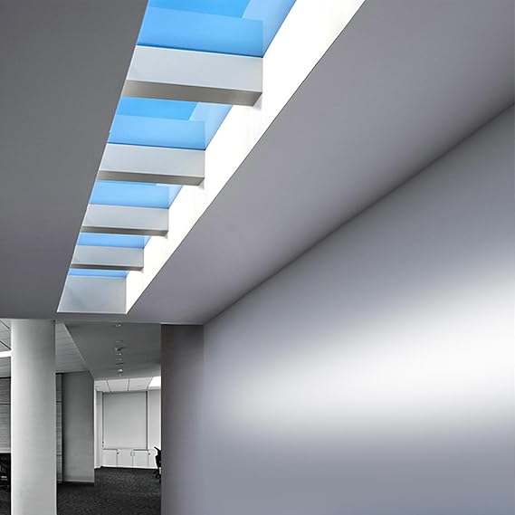 2x2 LED Flat Panel Light. Artificial Skylight can simulate Sunrise, noon, Sunset and Night Sky to add Natural Light to OfficeStoreGym. Can Replace Ordinary LED Flat Panel Light.