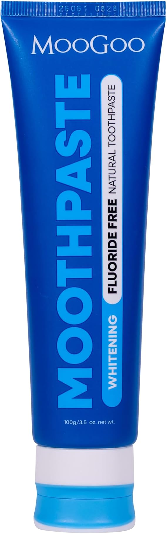 MooGoo Moothpaste - Whitening Fluoride Free Natural Toothpaste with Hydroxyapatite. SLS-Free, Vegan.