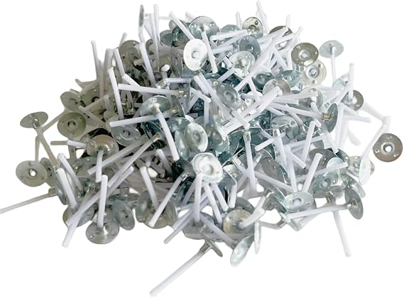 500pcs 1'' Tea Light Candle Wicks for Tea Light Candle Making Pre-Waxed Tealight Wicks for Candle Making Candle DIY Wicks, Cotton Candle Wicks Tea Candles Making Supplies for Making Tea Light Candles