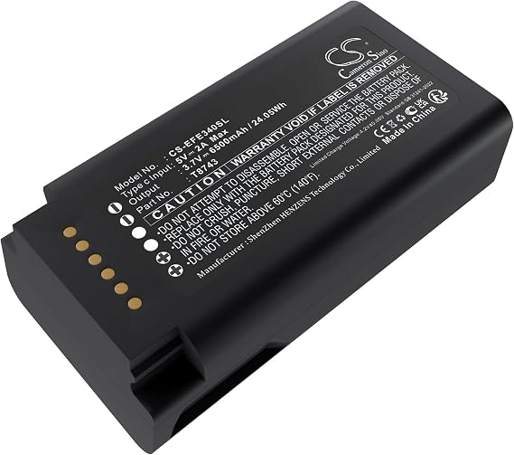 Replacement Battery(Li-ion, 3.7V, 6500mAh) for Eufy Video Doorbell E340 PN: Eufy for T8743