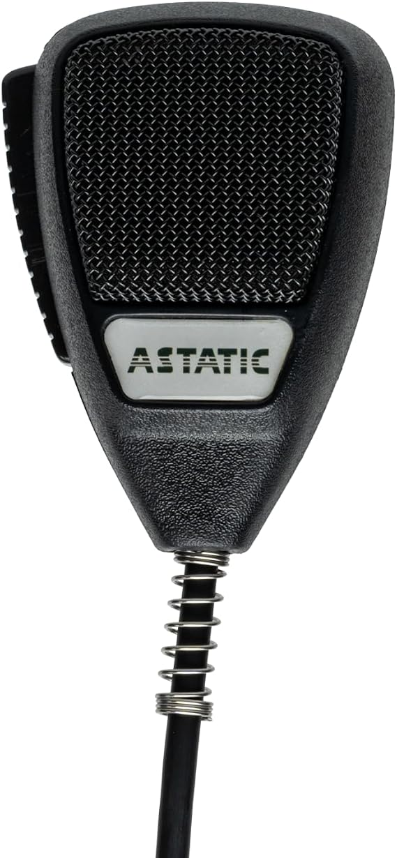 CAD Audio Astatic 611L Omnidirectional Dynamic Palmheld Microphone with Talk Switch, black