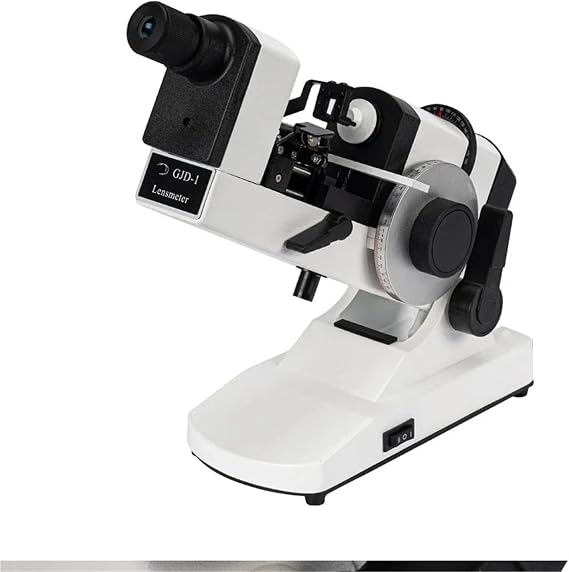 Professional Handheld Optical Lens Meter - Manual Lensometer Focimeter for Eyeglasses, 220V