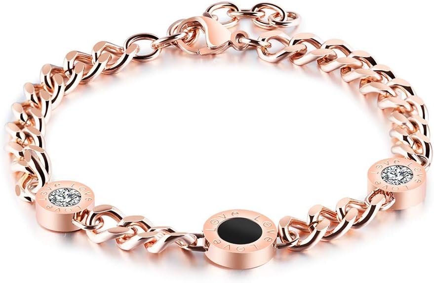 Designer Inspired Diamond Love Bracelet Gold