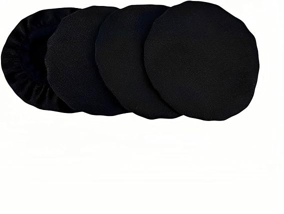 Non-Disposable Earphone Covers Headphone Earpads Sweater Cover Protectors with Washable Stretchable Ice Fabric,Headset Cover for Gym, Training, Gaming,Fit for Diameter 2.5" - 3" Ear Pads