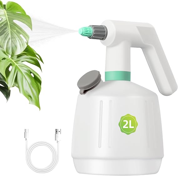 Uten Cordless Electric Sprayer 2L, Rechargeable and Portable Spray Bottle
