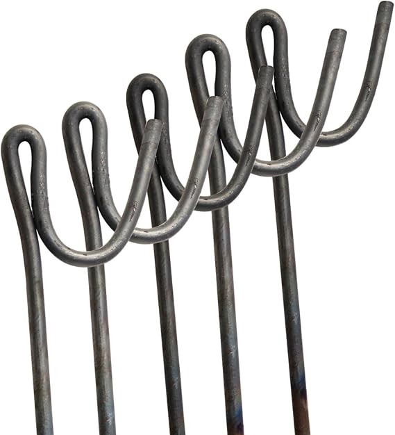 Suregreen Steel Fencing Pin | 1.2M Long | 8mm Thick | 20 Pack of Steel Fencing Road Pins for Temporary Fencing and Signage