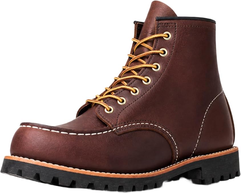 Red Wing Shoes Heritage Roughneck Men Boot | Full Grain Leather, Goodyear Welt, Vibram Lug TC-4 Outsole