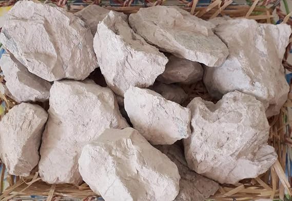 Pink Edible Clay Chunks (lump) Natural for Eating (Food), 1 lb (450 g)