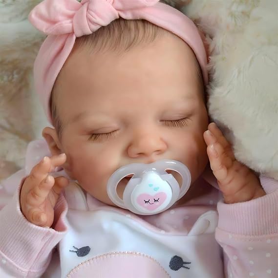 BABESIDE 20 Reborn Baby Dolls,Realistic Silicone Baby Doll for Kids 3+