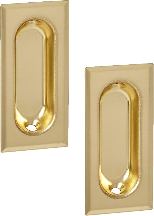 LE JOHNSON 40-3PPK2 1-3/8" Brass Door Pull