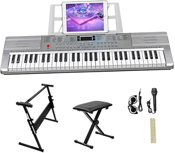 Electronic Piano 61 Key Electronic Piano With Stand And Bench Built In Speakers