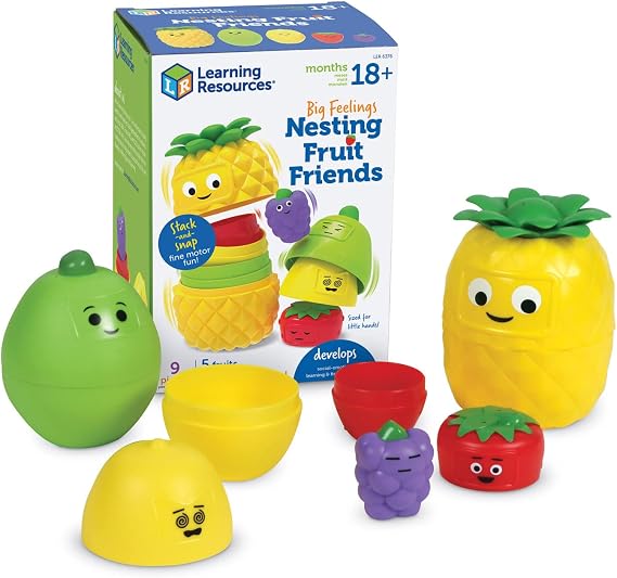 Learning Resources Big Feelings Nesting Fruit Friends