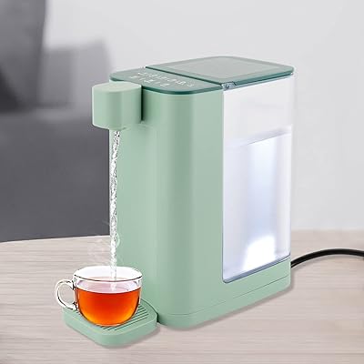 Electric Kettles,Instant Hot Water Dispenser for Quick Heating and Outputting, Adjustable 5 Temperatures 2 Water Outputs,3L Water Tank Capacity,for Offices, Schools Green