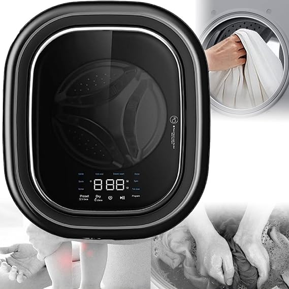 Wall Mounted Mini Drum Washing Machines,3kg Capacity Front Load Washing Machine,Full Automatic Washing Machine,Dryer,for Home